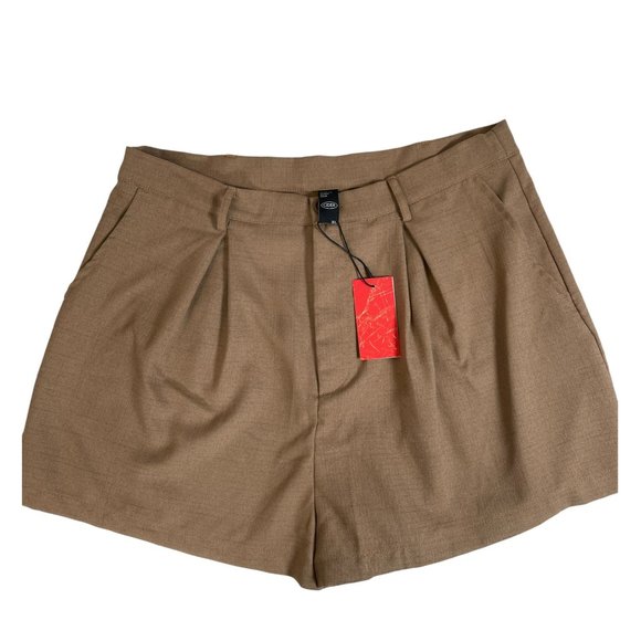 Cider Pants - NWT Cider Casual Mini Shorts Camel Size XL